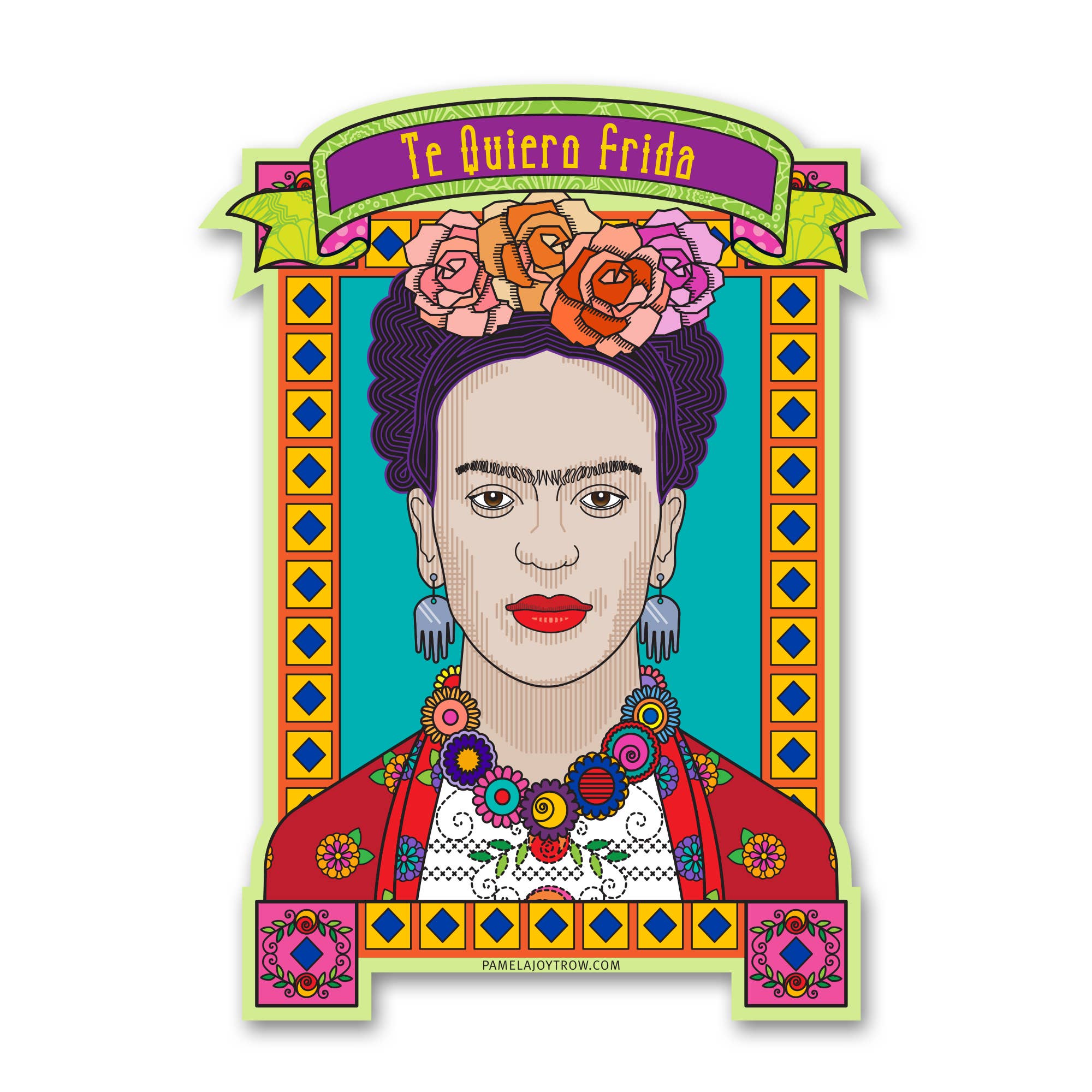 I Love You Frida Sticker