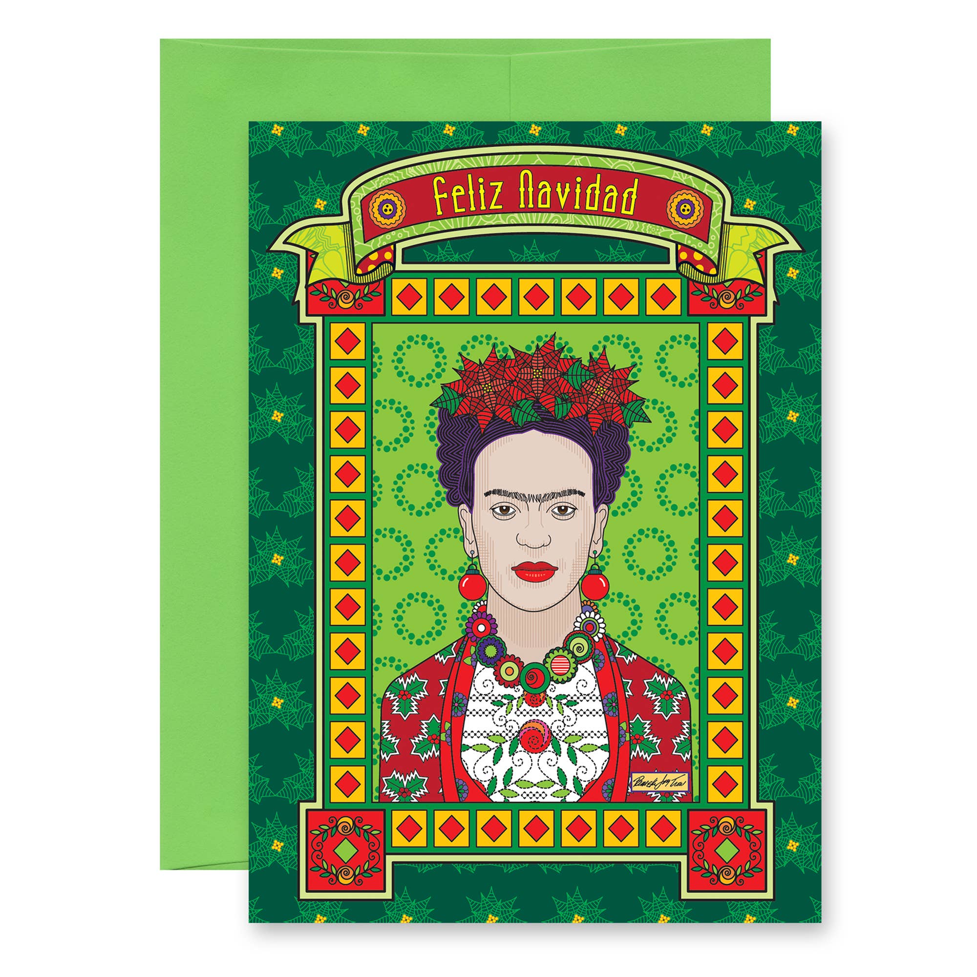 Frida's Xmas Holiday Greeting Card
