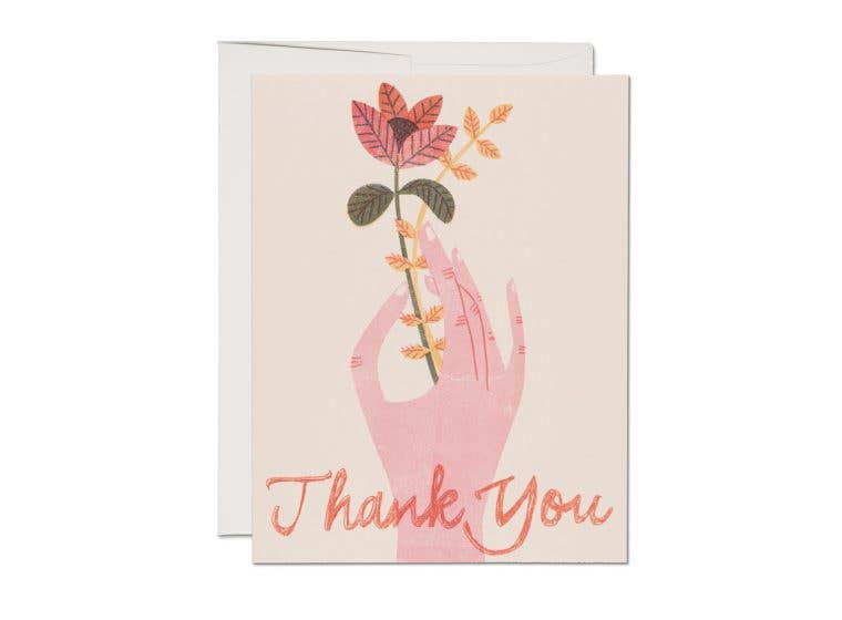 Flower in Hand Thank You