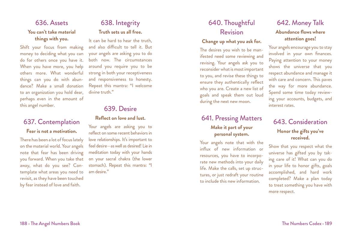 Angel Numbers Book by Mystic Michaela: Hardcover; 288 pages, English, photo 5 of 6