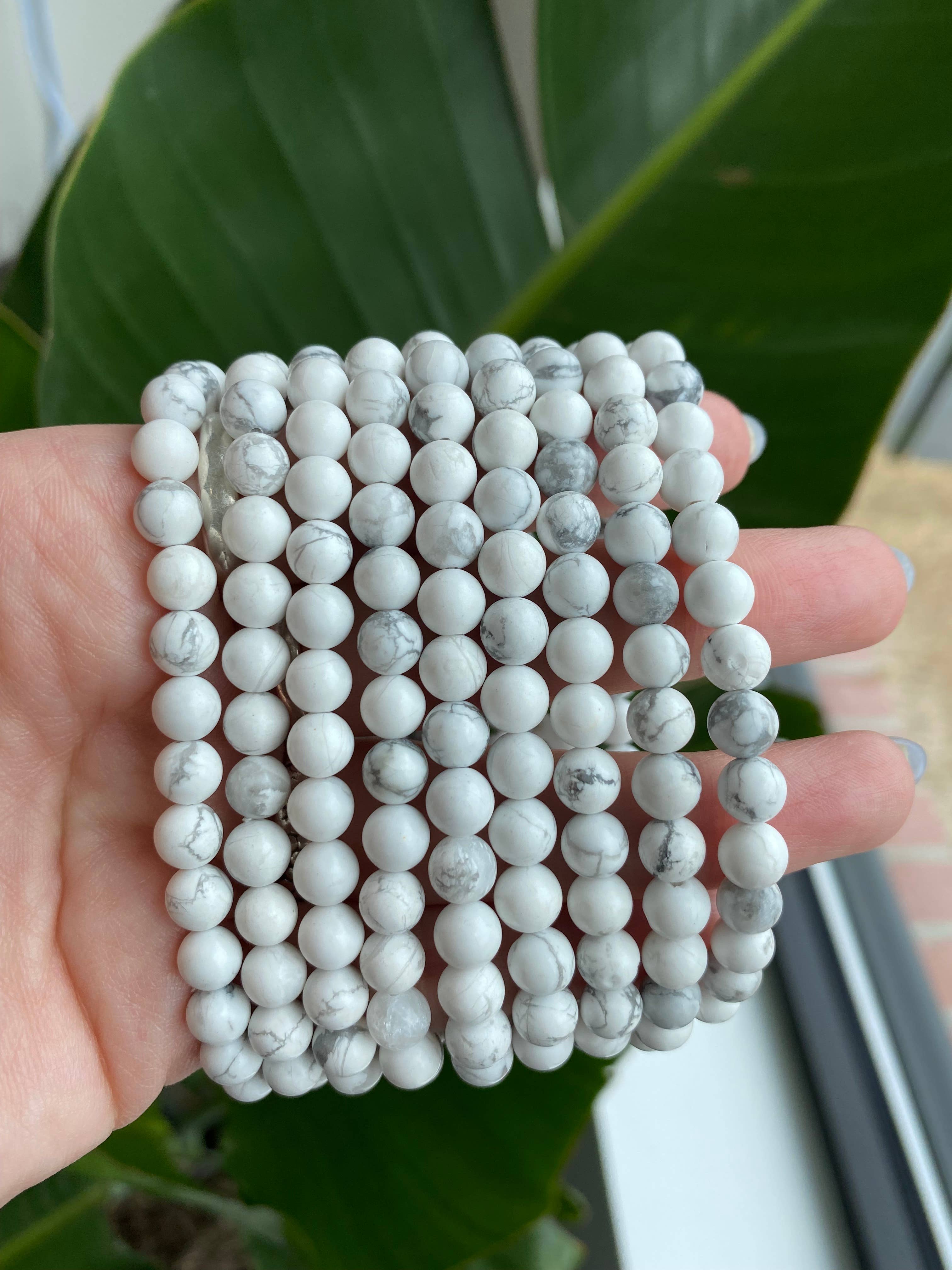 Howlite Beaded Bracelet