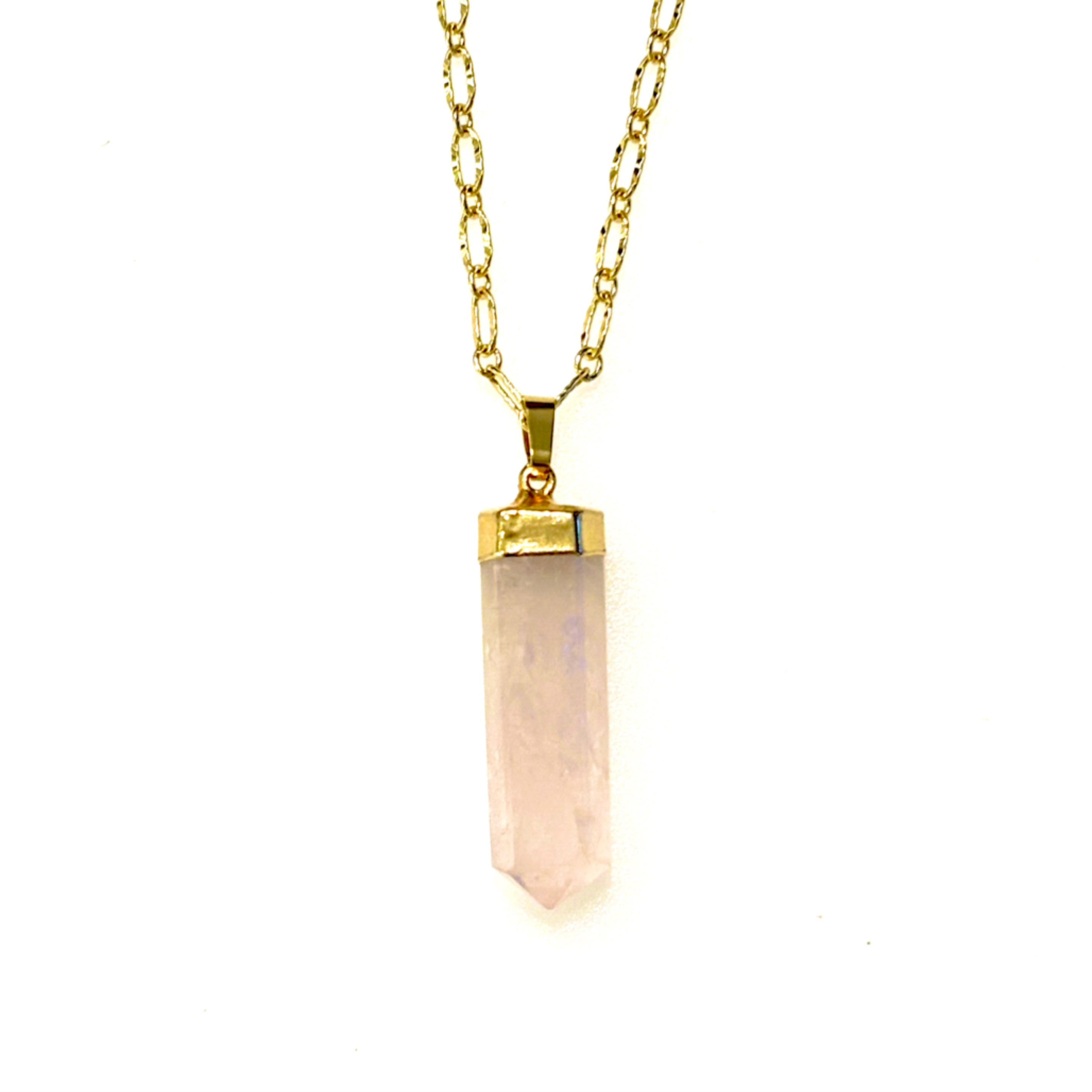 Rose Quartz Chunky Necklace