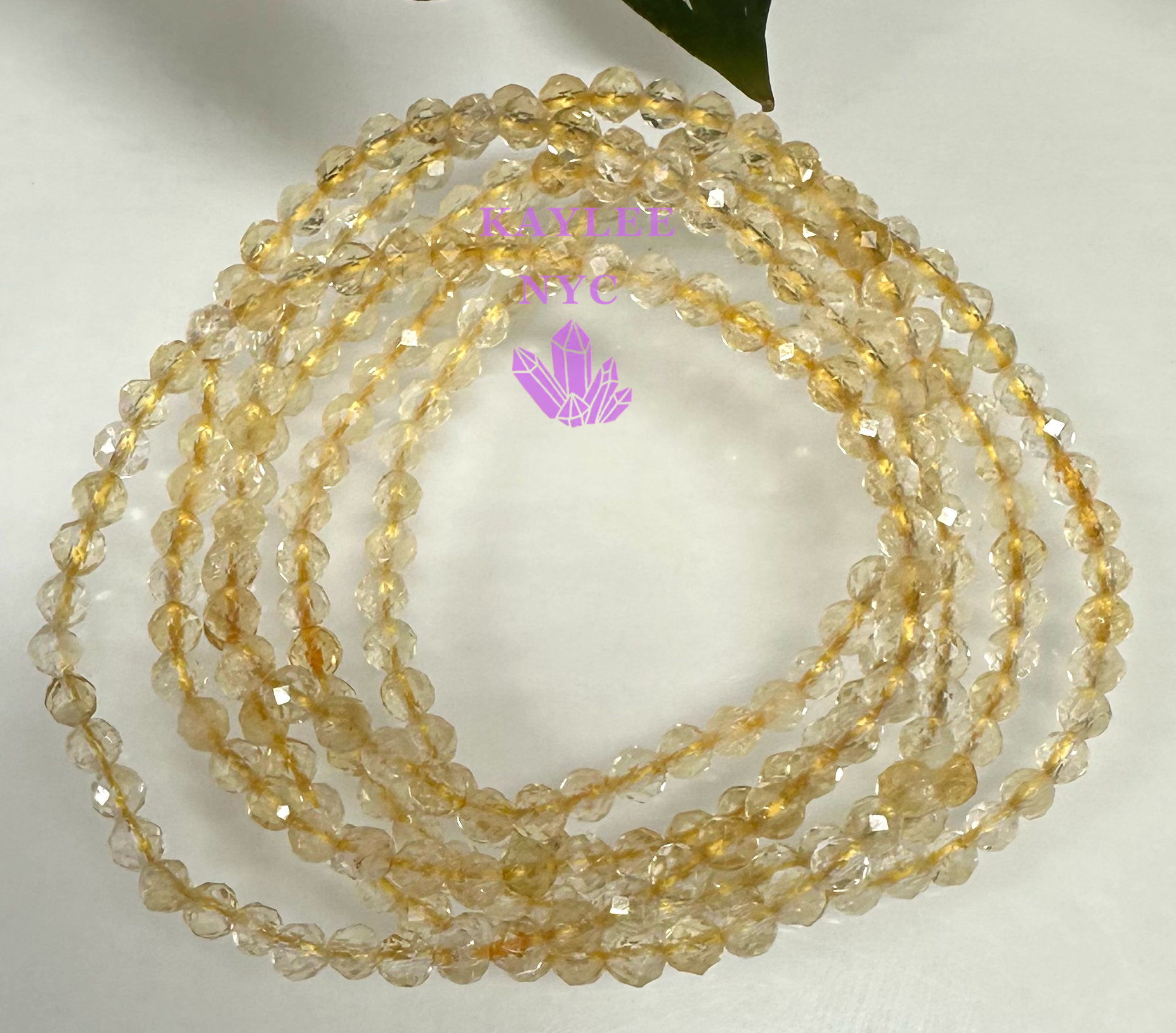 Citrine Faceted Bracelet