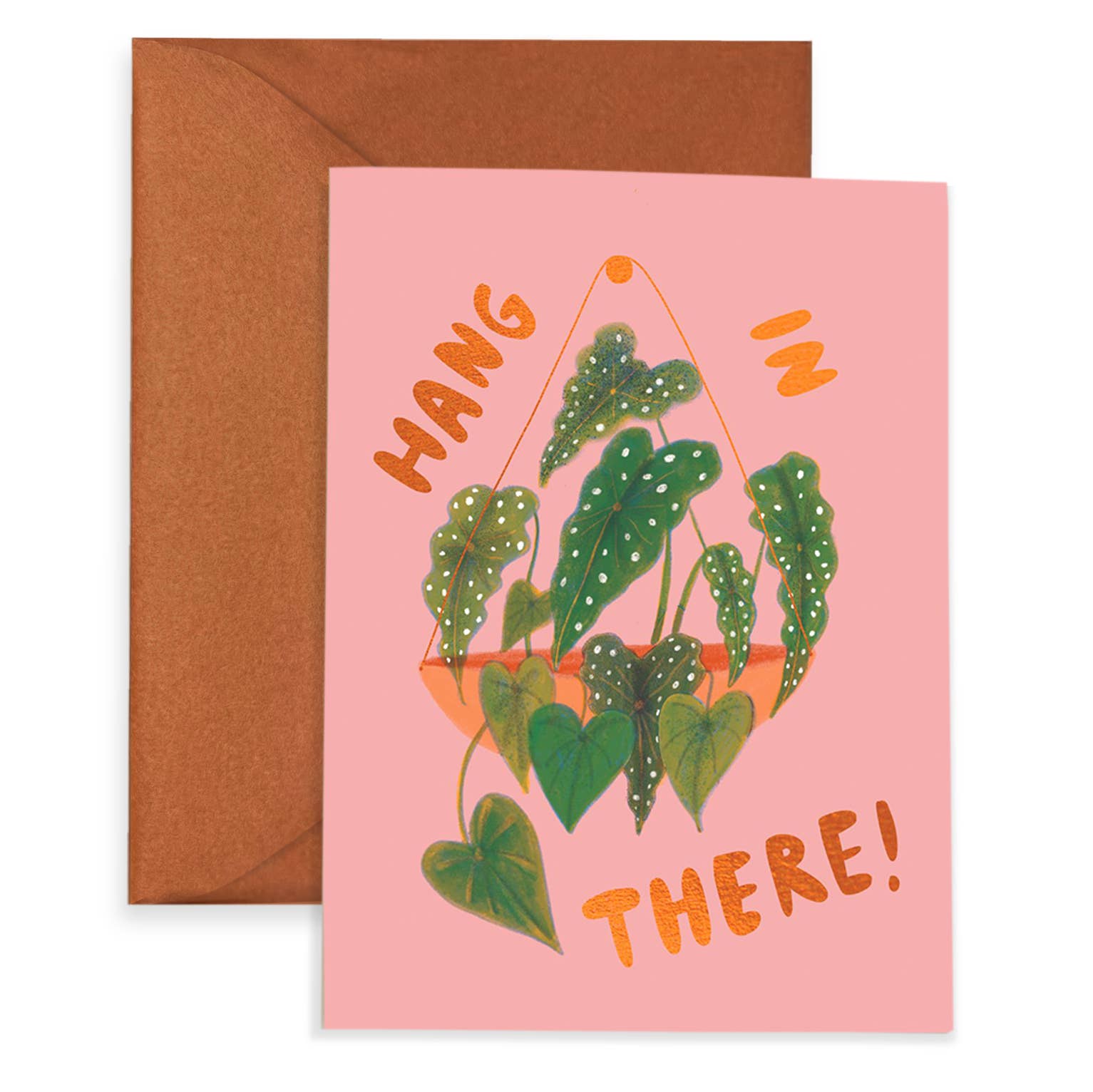 Begonia Maculata - Foil Greeting Card