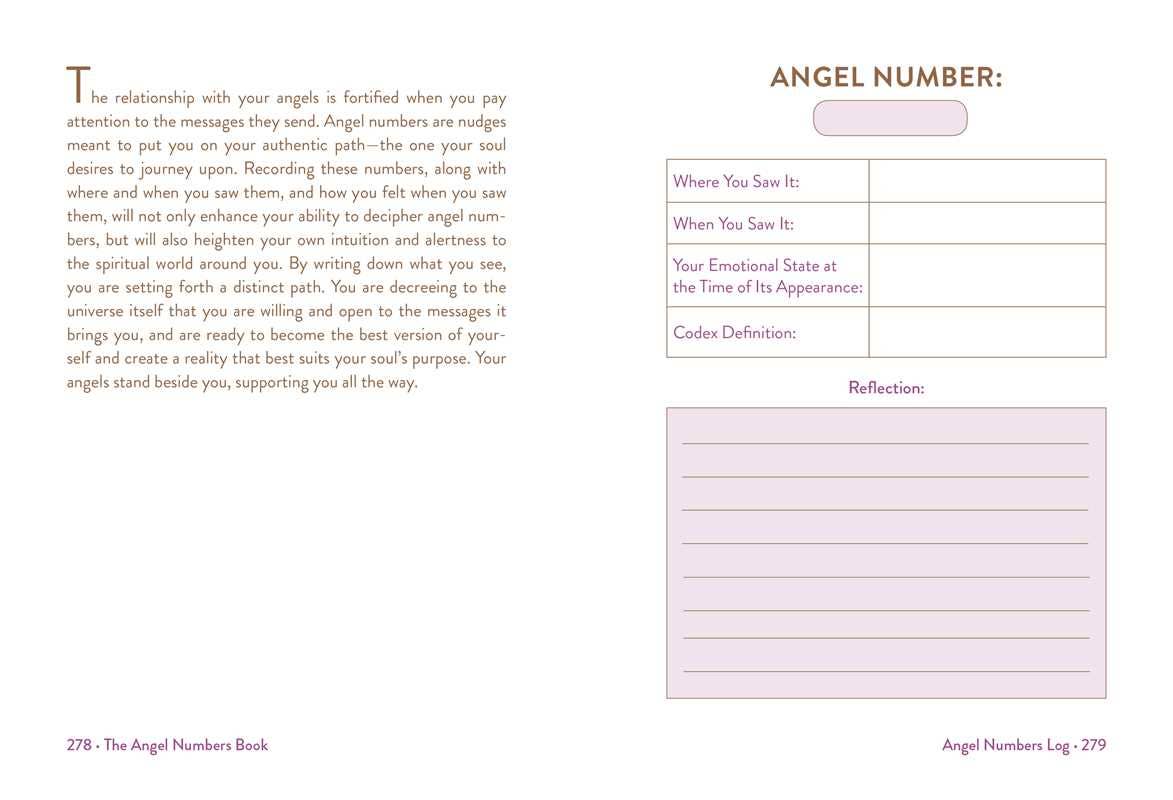 Angel Numbers Book by Mystic Michaela: Hardcover; 288 pages, English, photo 6 of 6