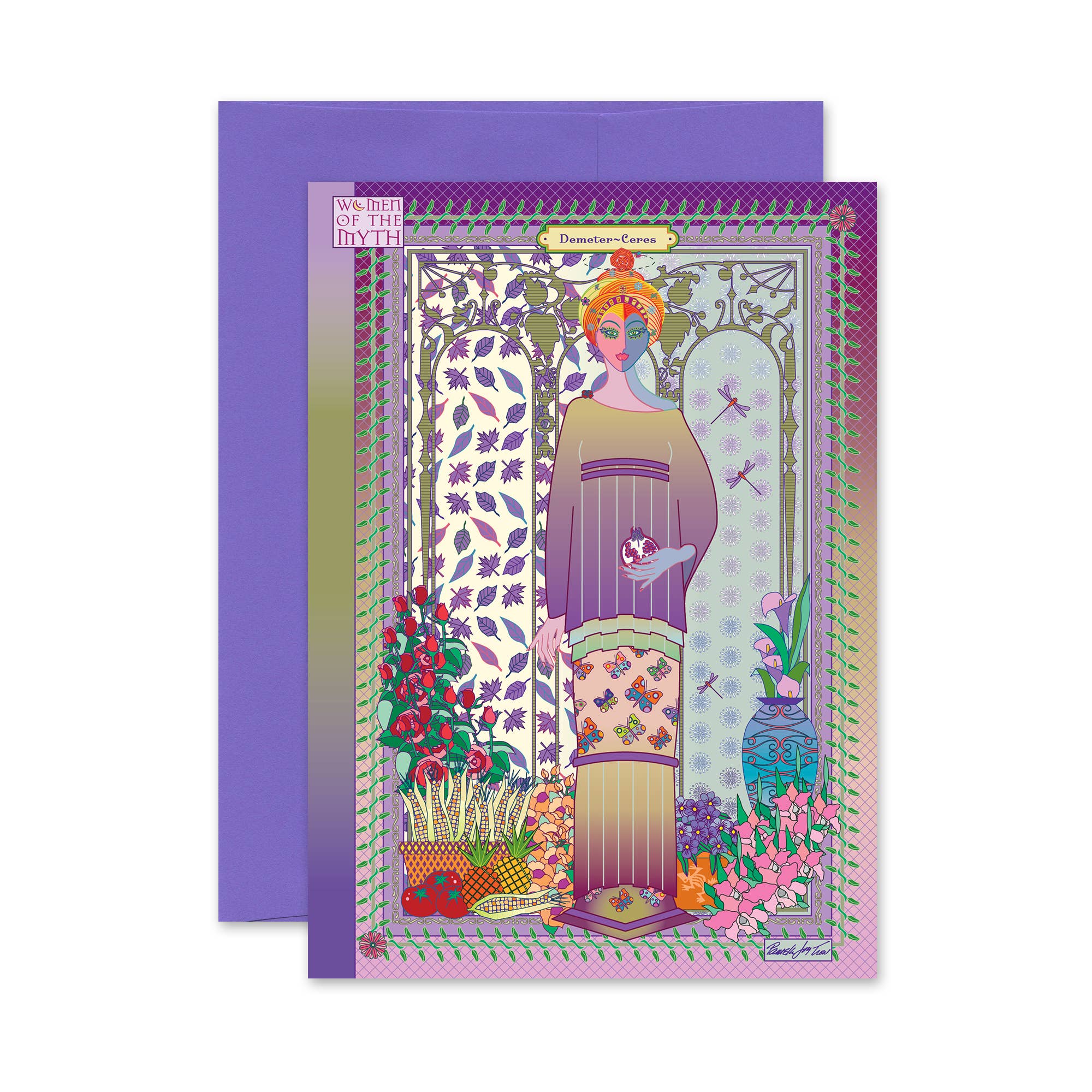 Women-Of-The-Myth-Demeter-Ceres Greeting Card