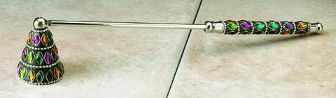 Multi-Color Jeweled Metal Snuffer