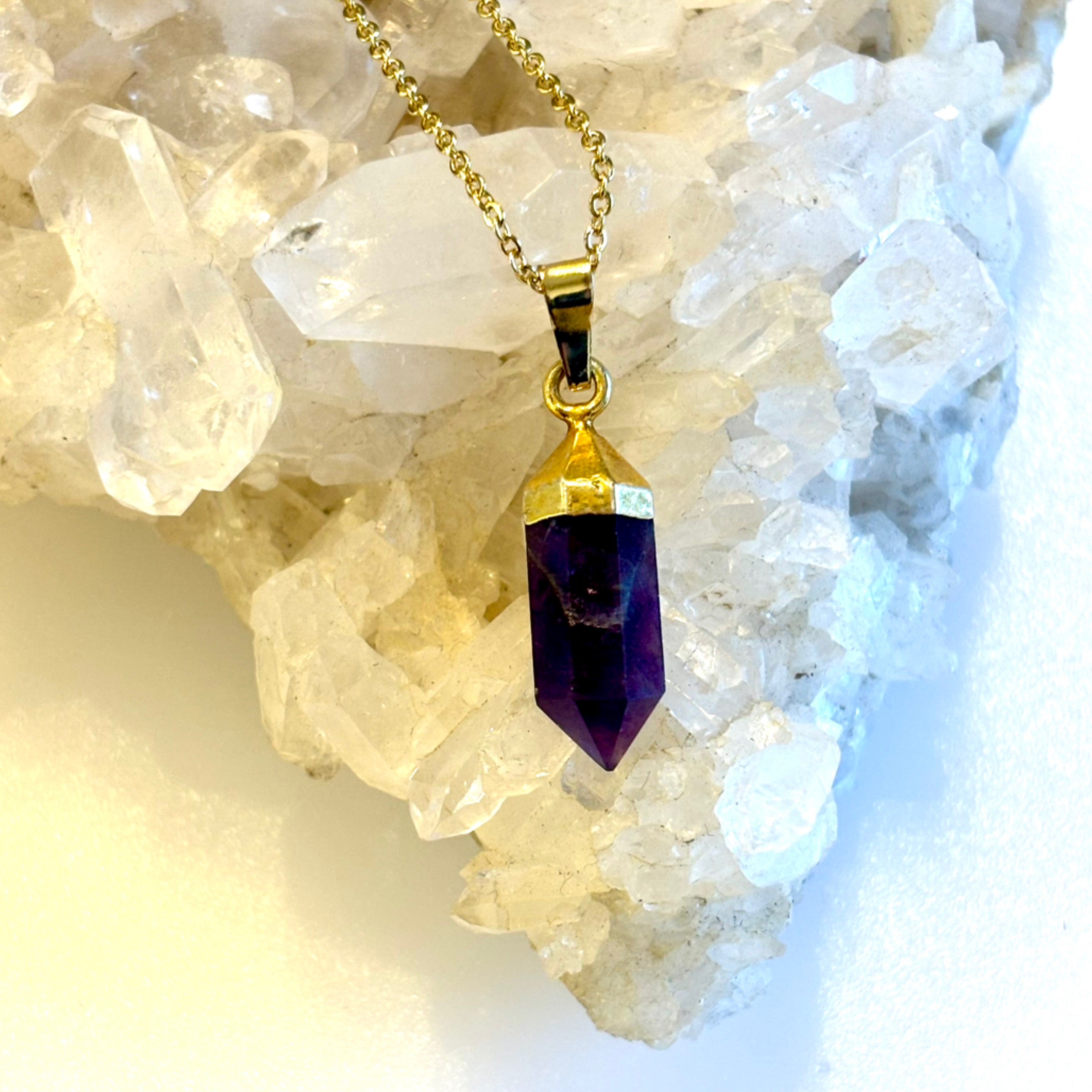 Amethyst Point Necklace