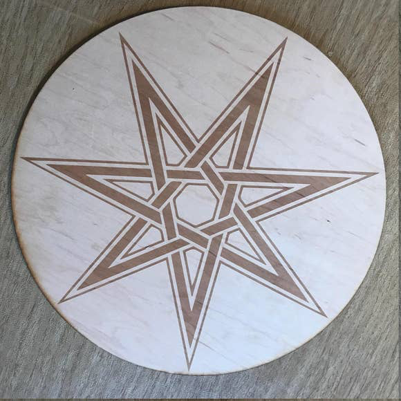 Faery Star Crystal Grid - 6"