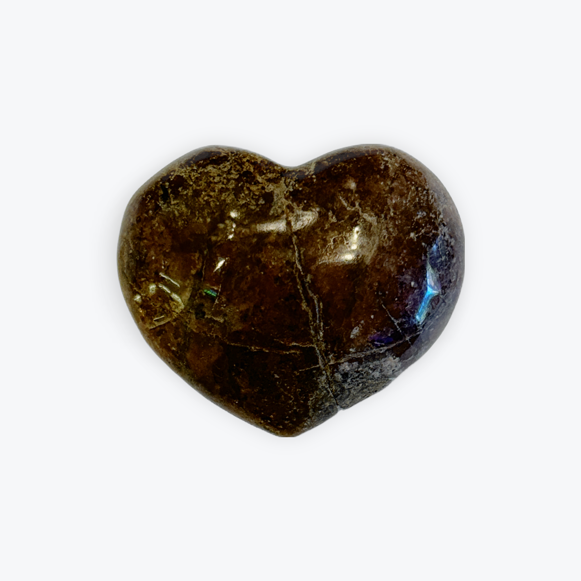 Almandine Garnet Medium Heart