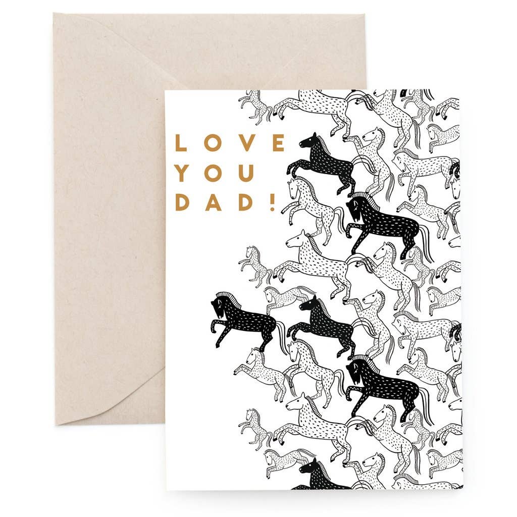 Stallions - Greeting Card