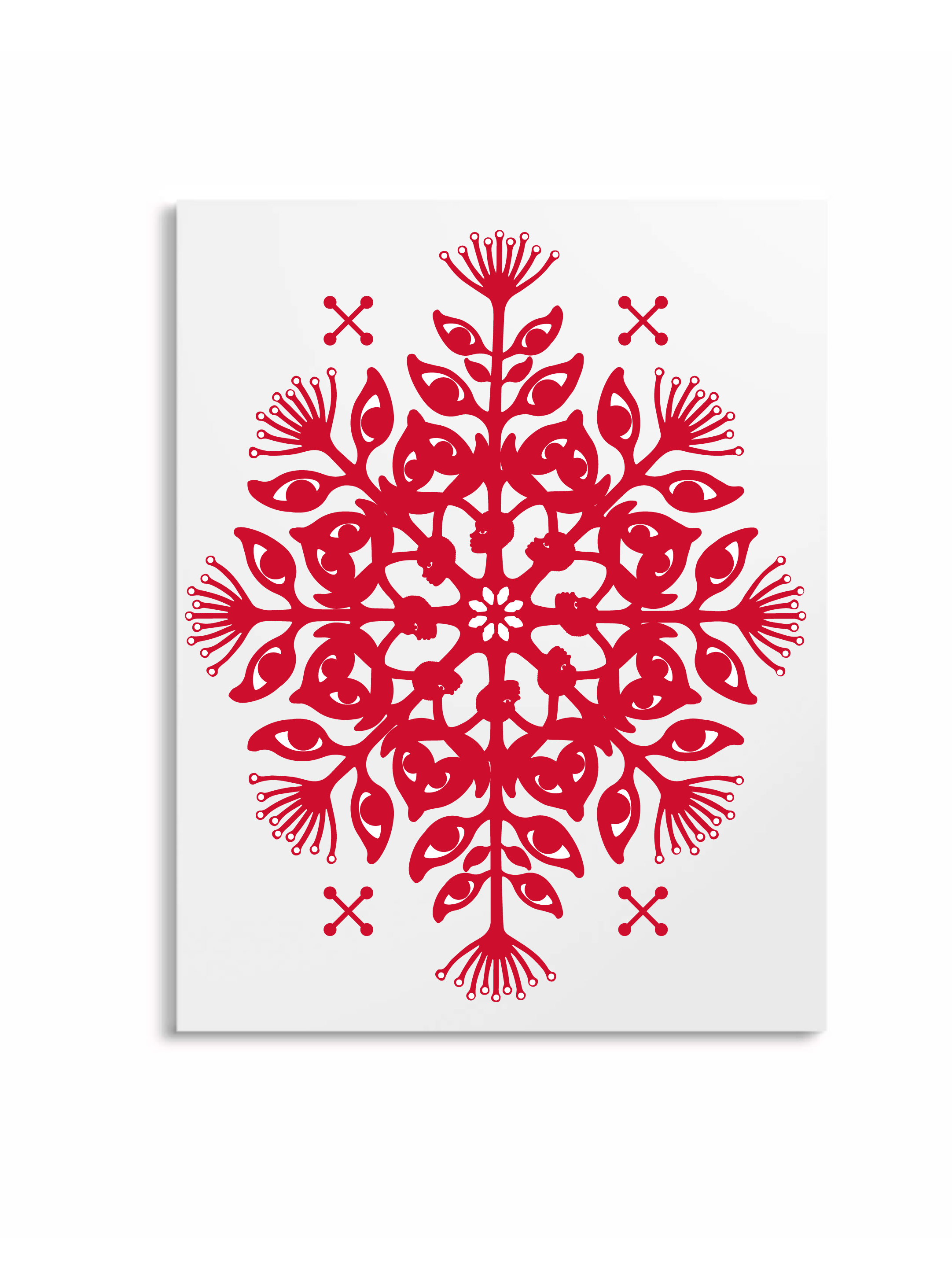 Web of Eyes Greeting Card