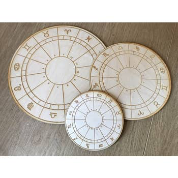 Zodiac Wheel Crystal Grid 6”
