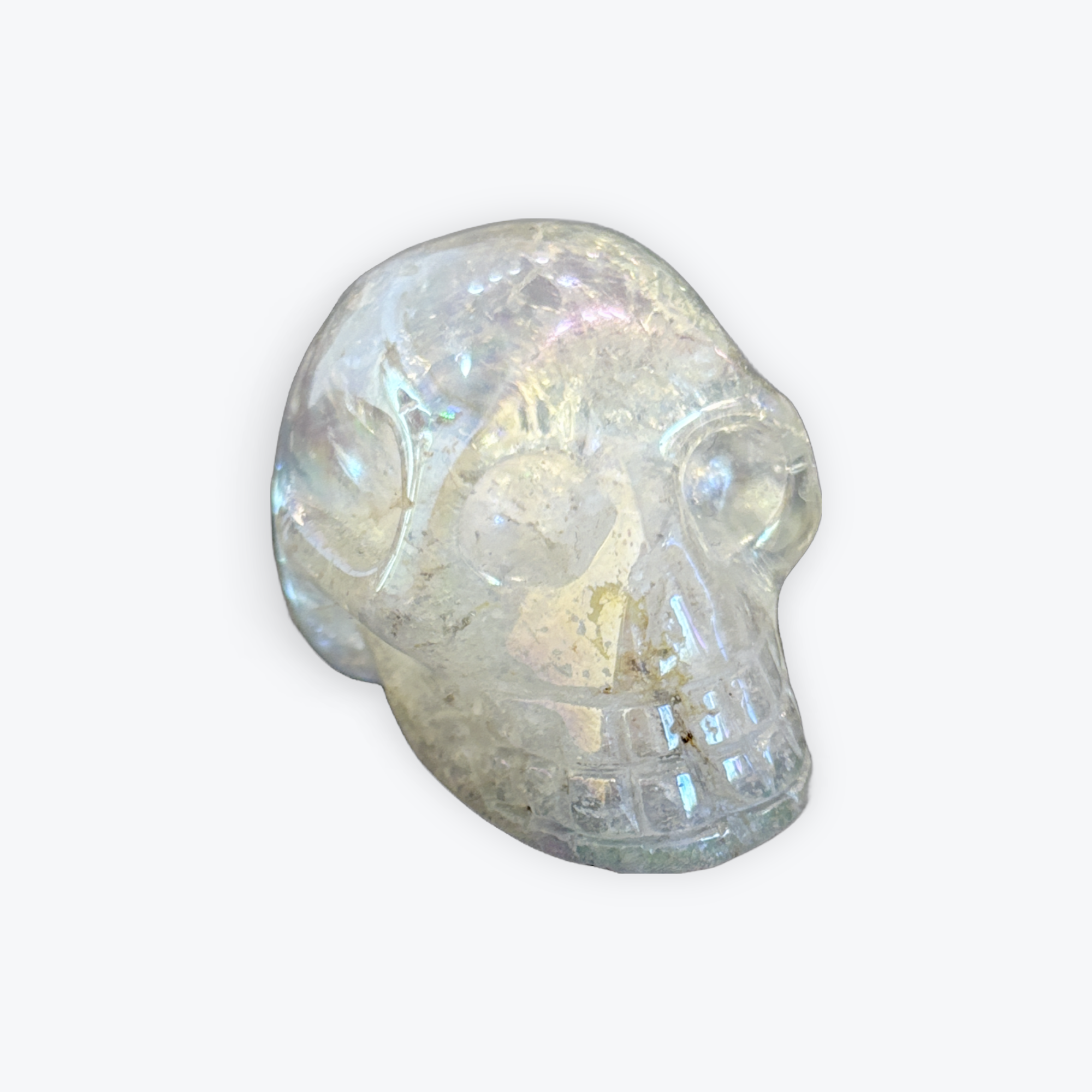 Angel Aura Quartz Skull