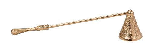 Ornate Brass Snuffer
