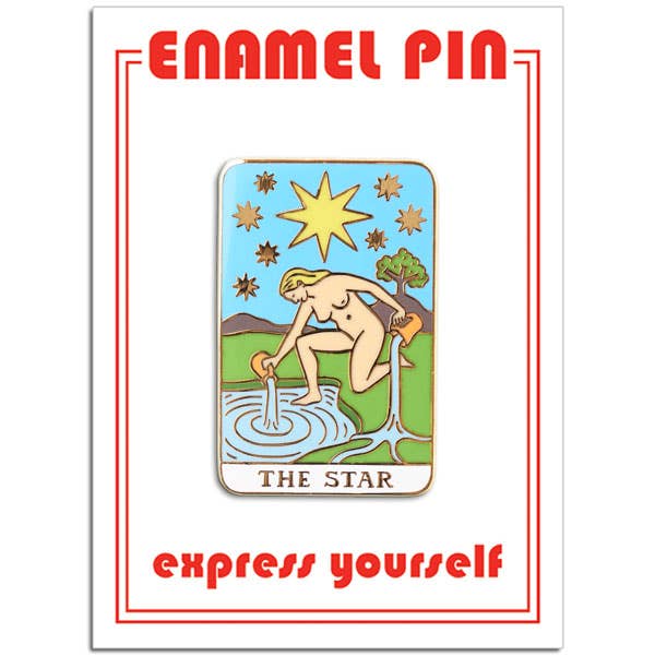 Tarot Card Star Pin