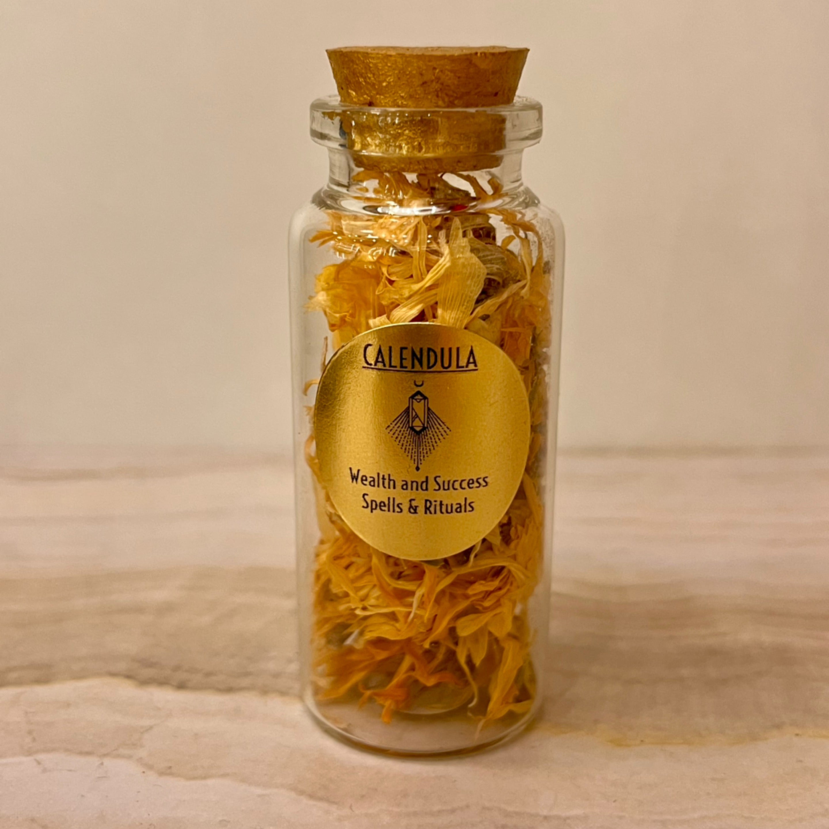 Calendula Herb Bottle - Abundance