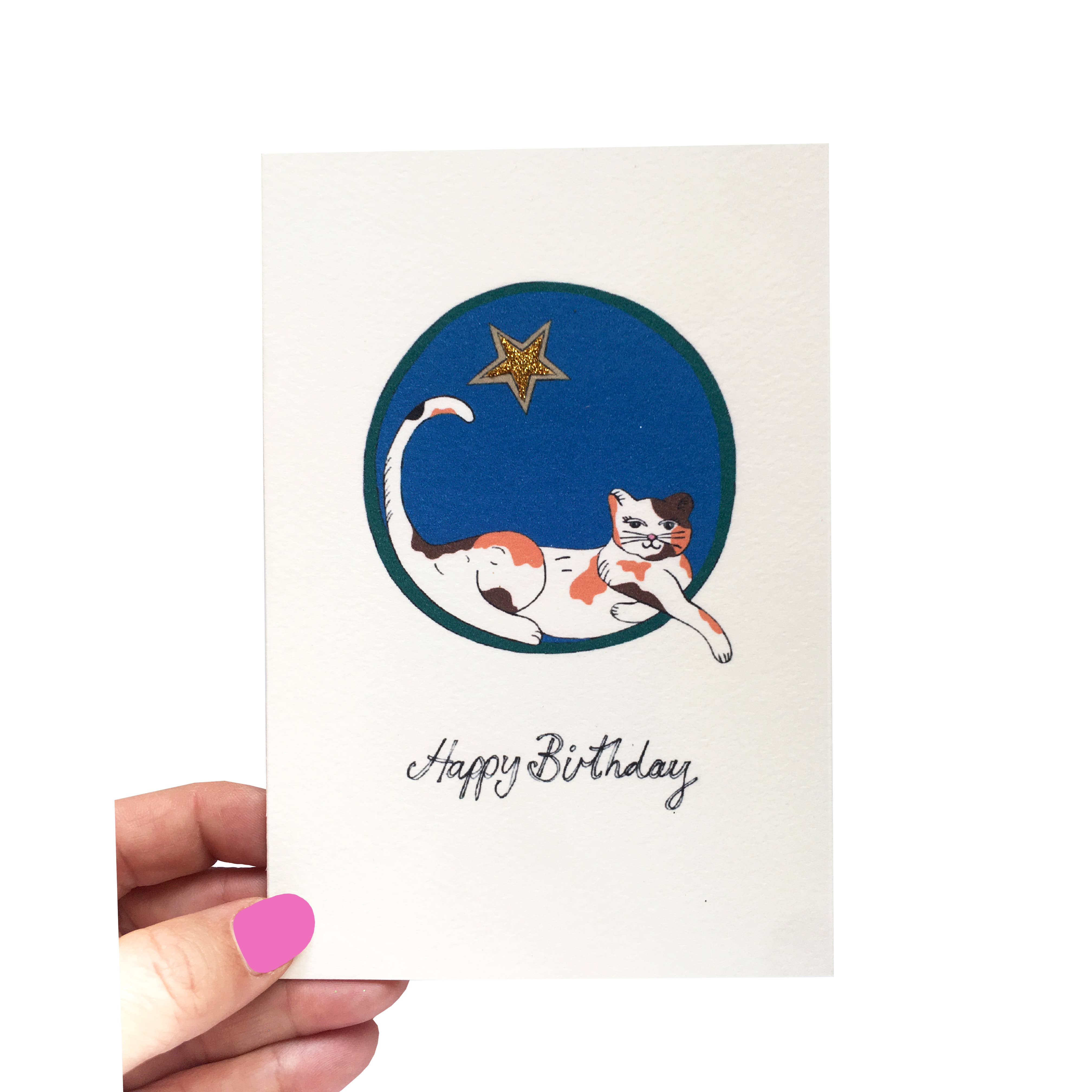 Dream Card - Relaxed Cat