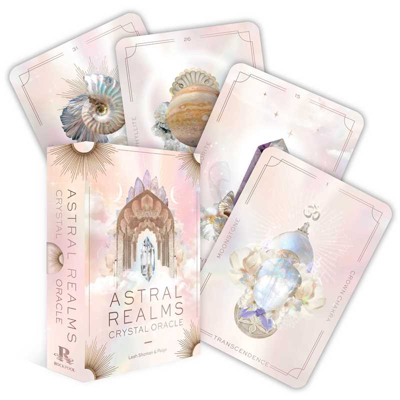Astral Realms Crystal Oracle by Leah Shoman: Flashcards; 128 pages, English, photo 1 of 4