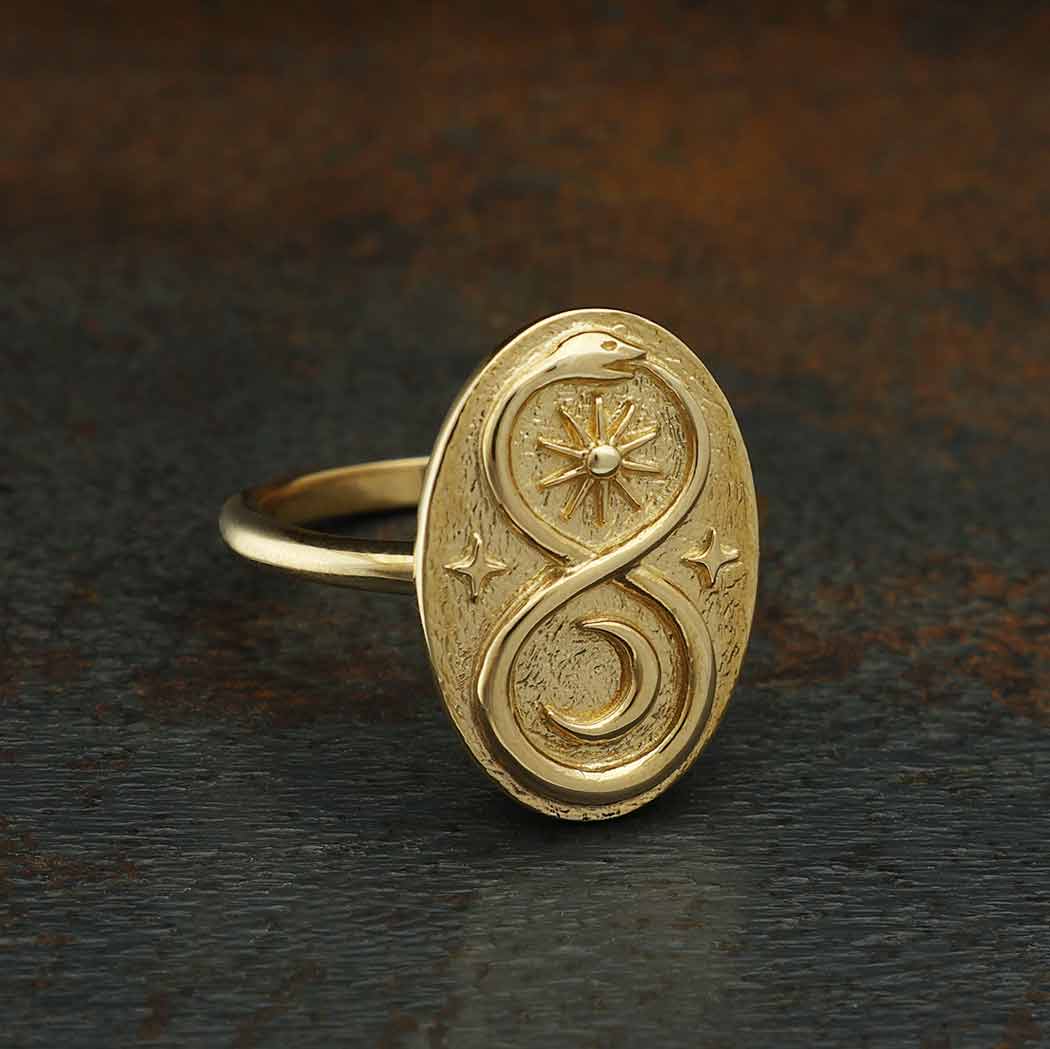 Infinity Snake Ring Size 8