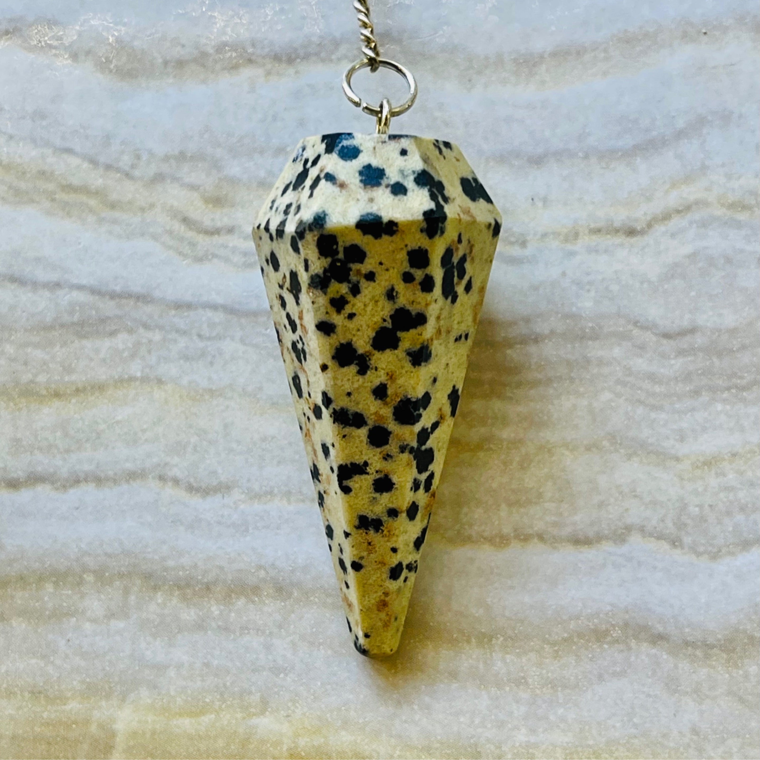Dalmation Stone Pendulum