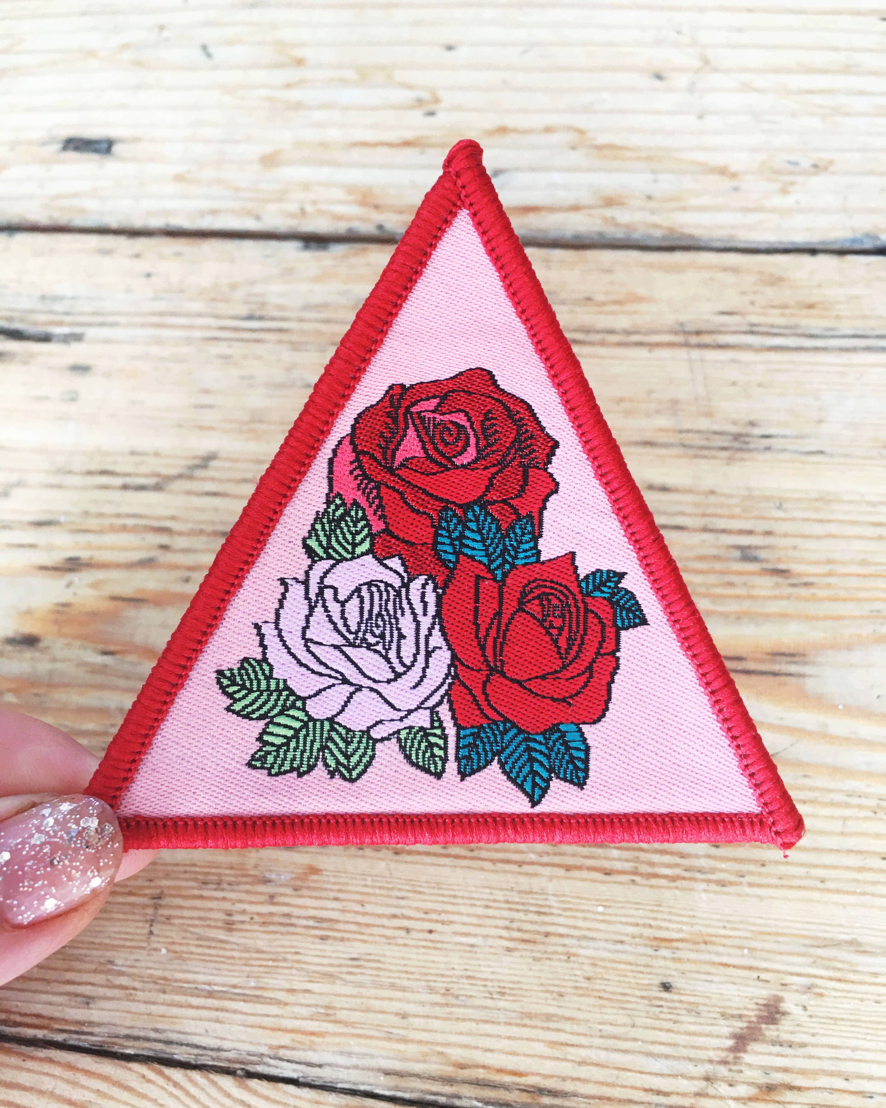 Triangle Roses Patch