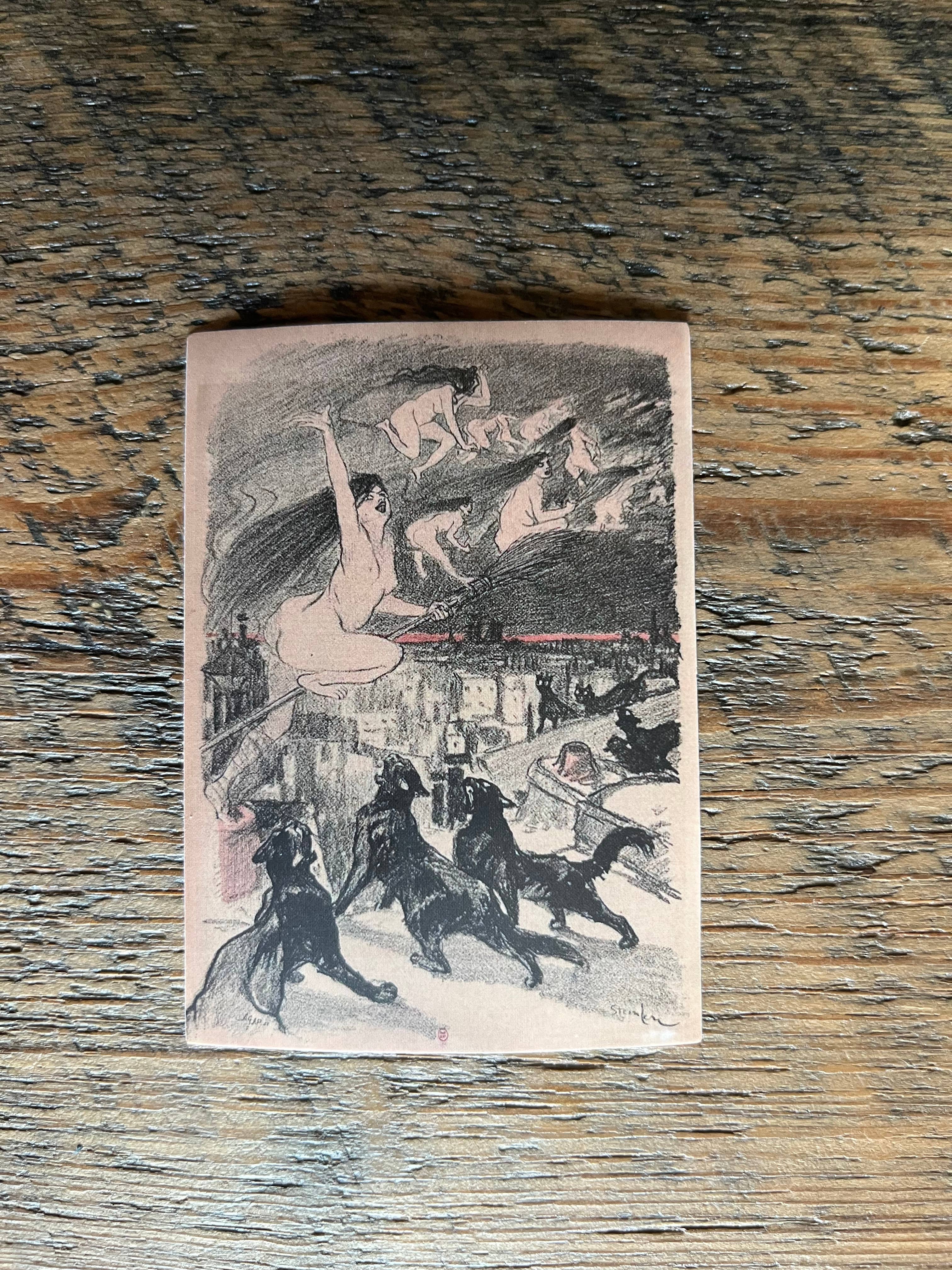 Riding Into the Night Stickers | 3.5 inches by 2.5 inches