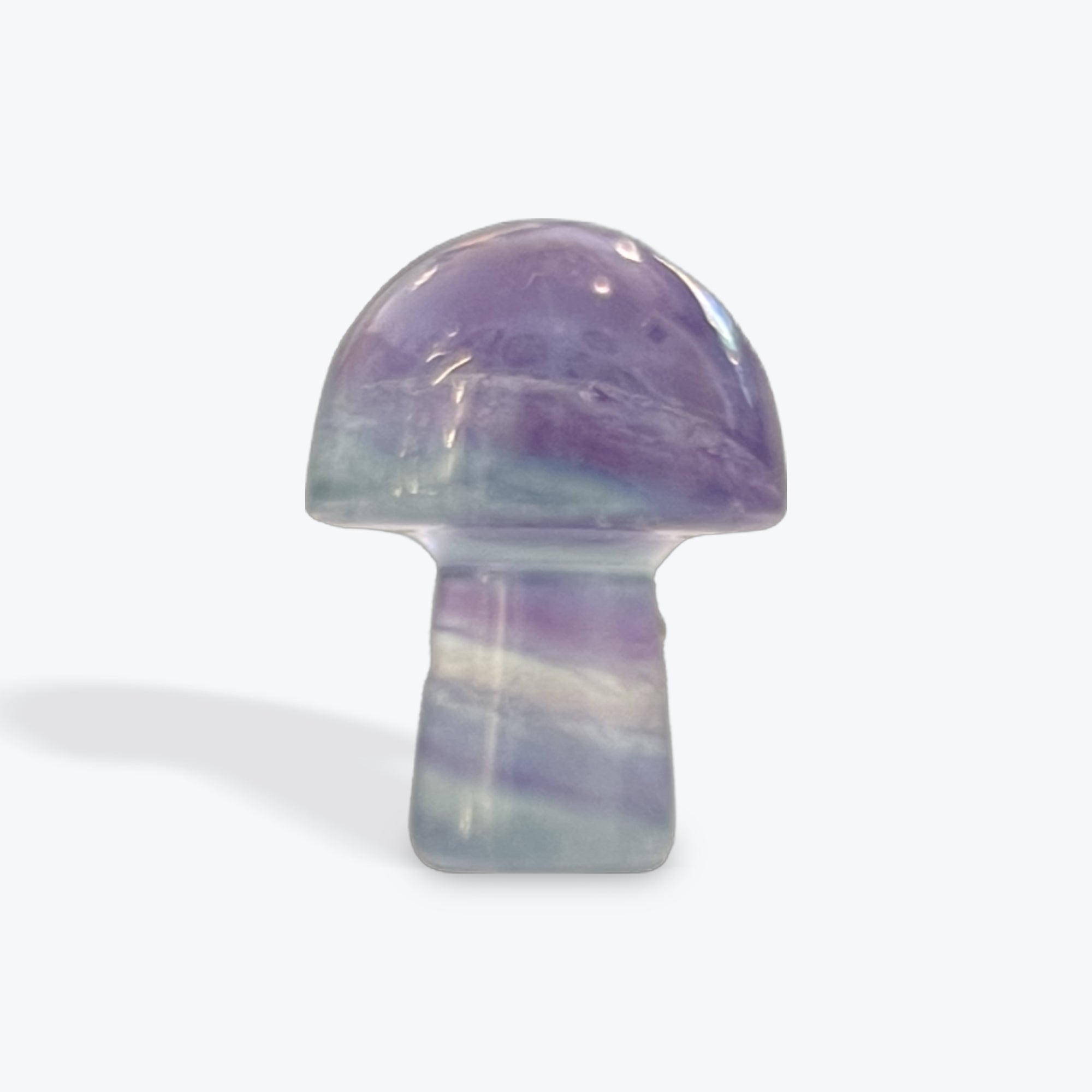 Rainbow Fluorite Mushroom