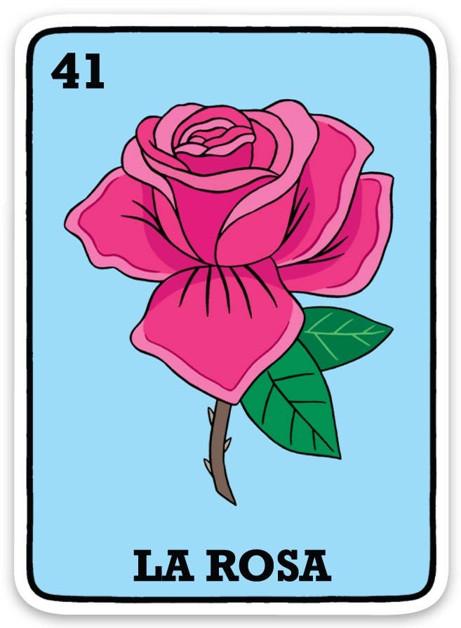 La Rosa Die Cut Sticker