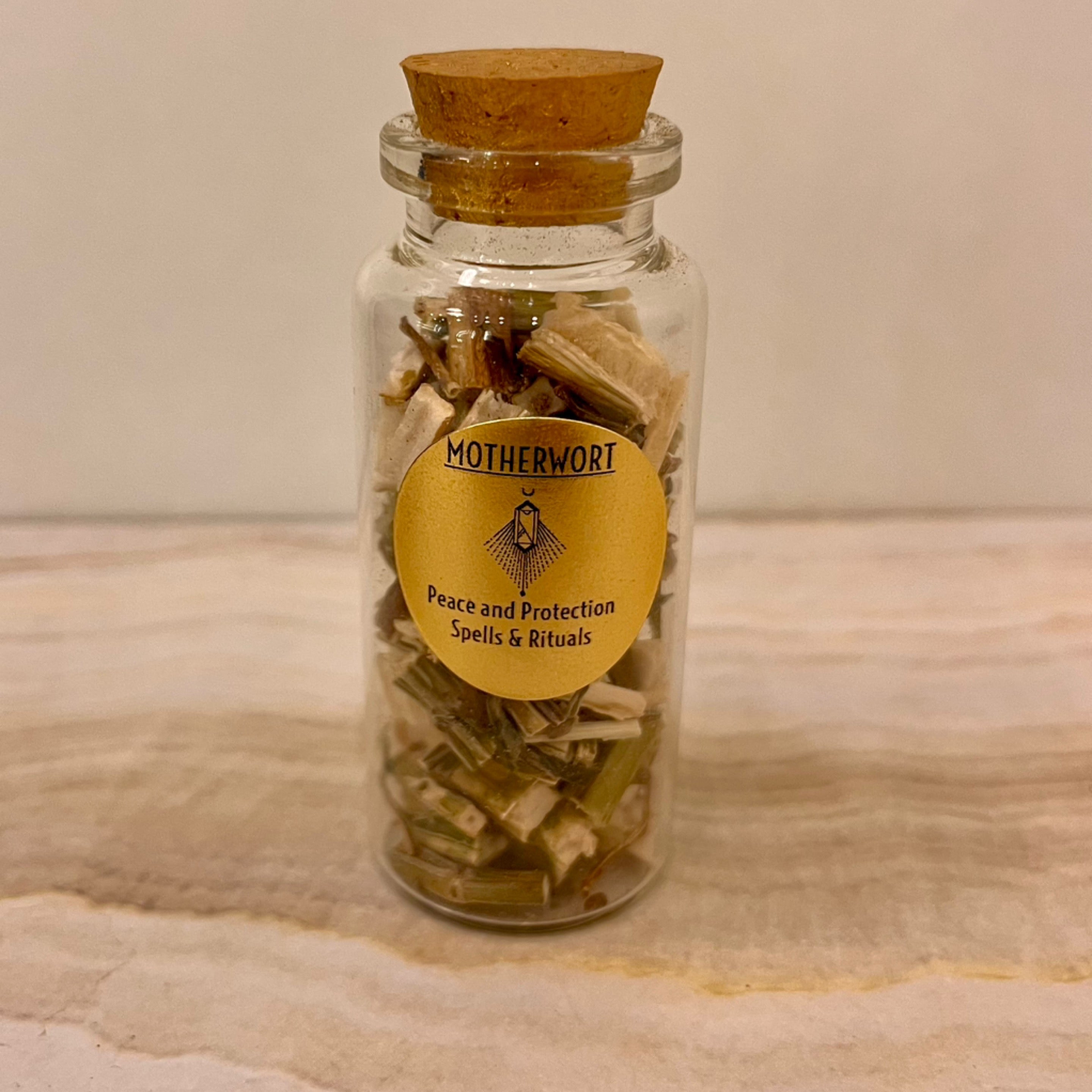 Motherwort Herb Bottle - Peace & Protection