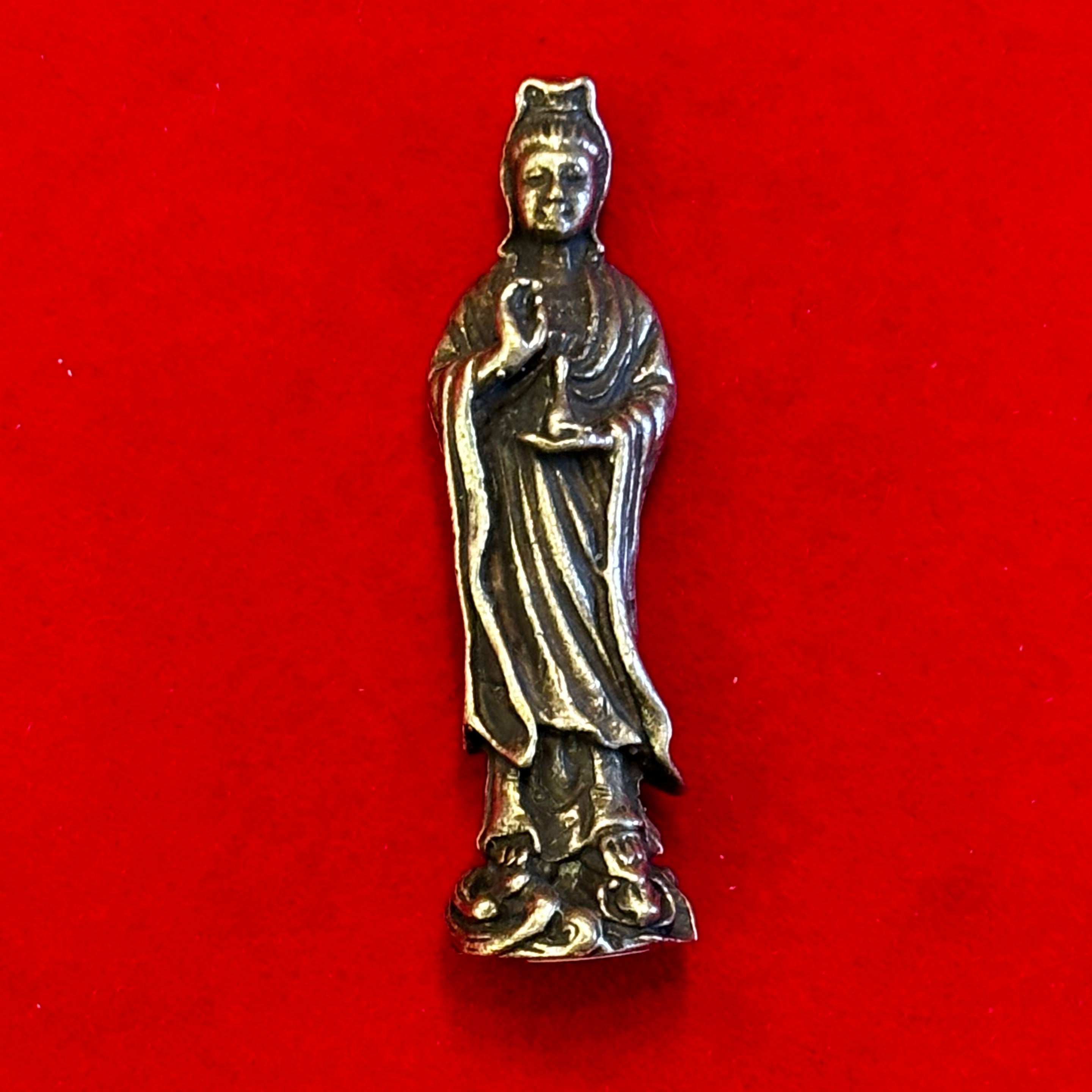 Kuan Yin Brass Statue