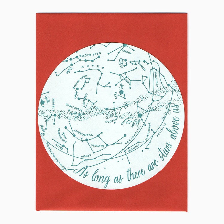 As Long as There are Stars Above Us Die Cut Card