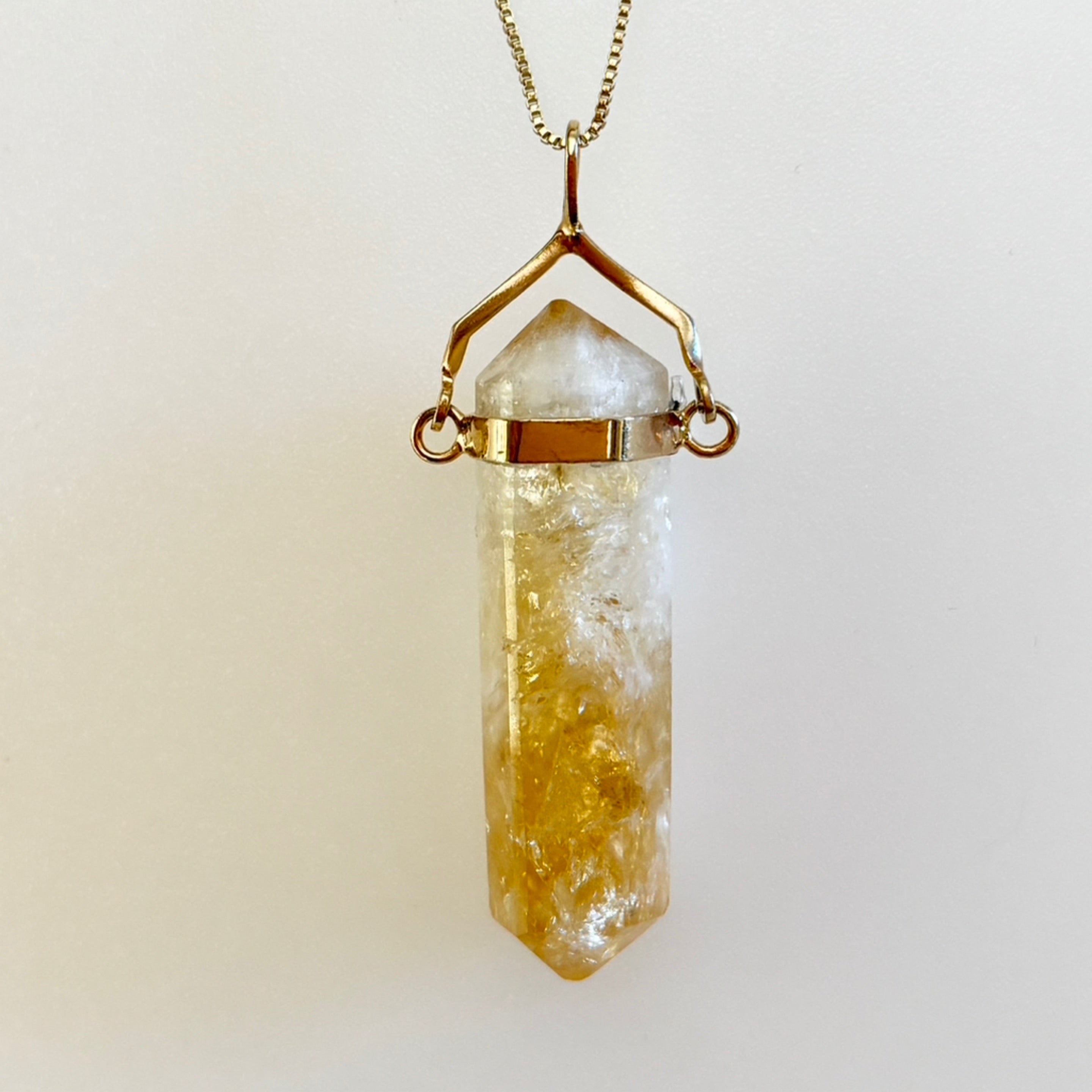 Large Citrine Necklace