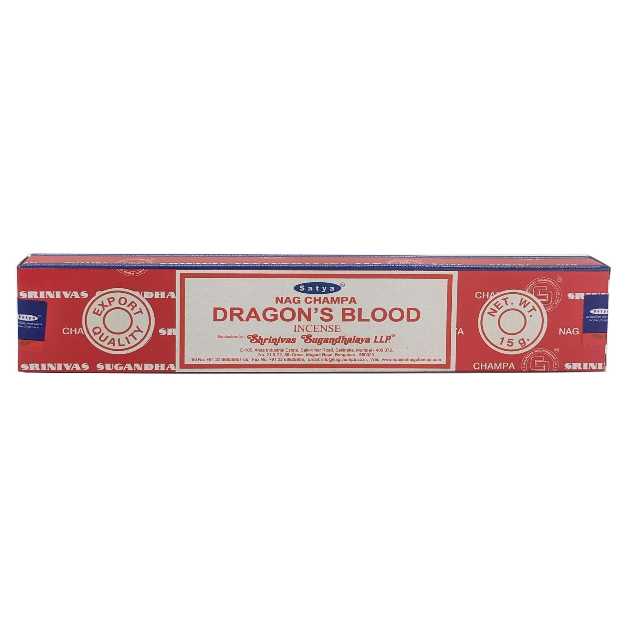 Dragon's Blood Satya Incense