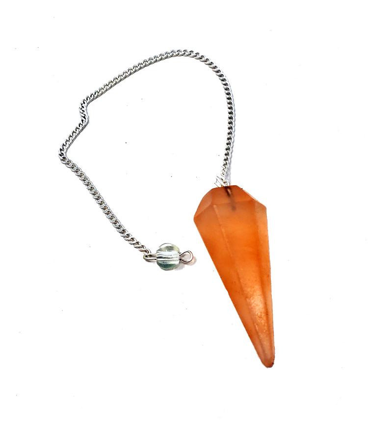 Orange Selenite Pendulum
