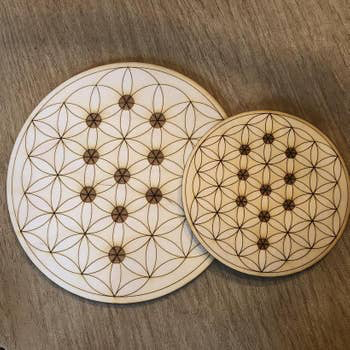 Flower of Life Crystal Grid 6inch